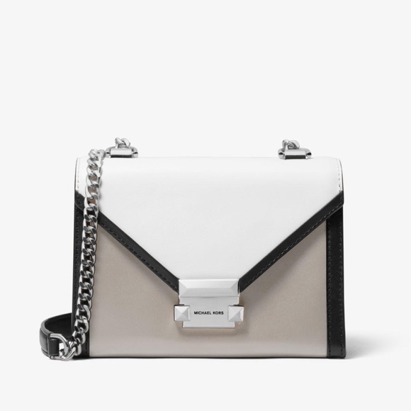 Michael Kors Whitney Large Tri-Color Leather Convertible Shoulder Bag - Picture 2 of 11